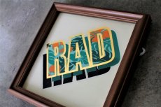 画像1: GLASS SIGN "RAD" (1)